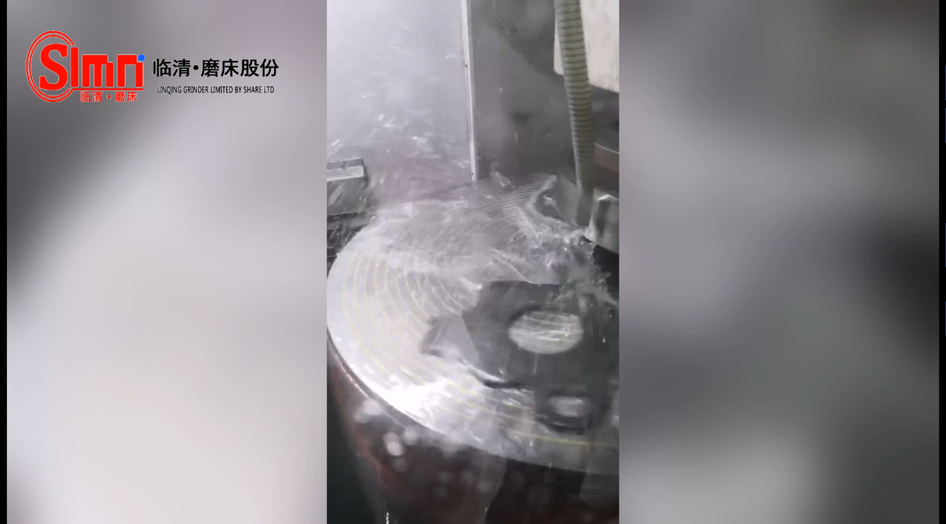 立軸圓臺磨床磨削普通鋼材質異性工件