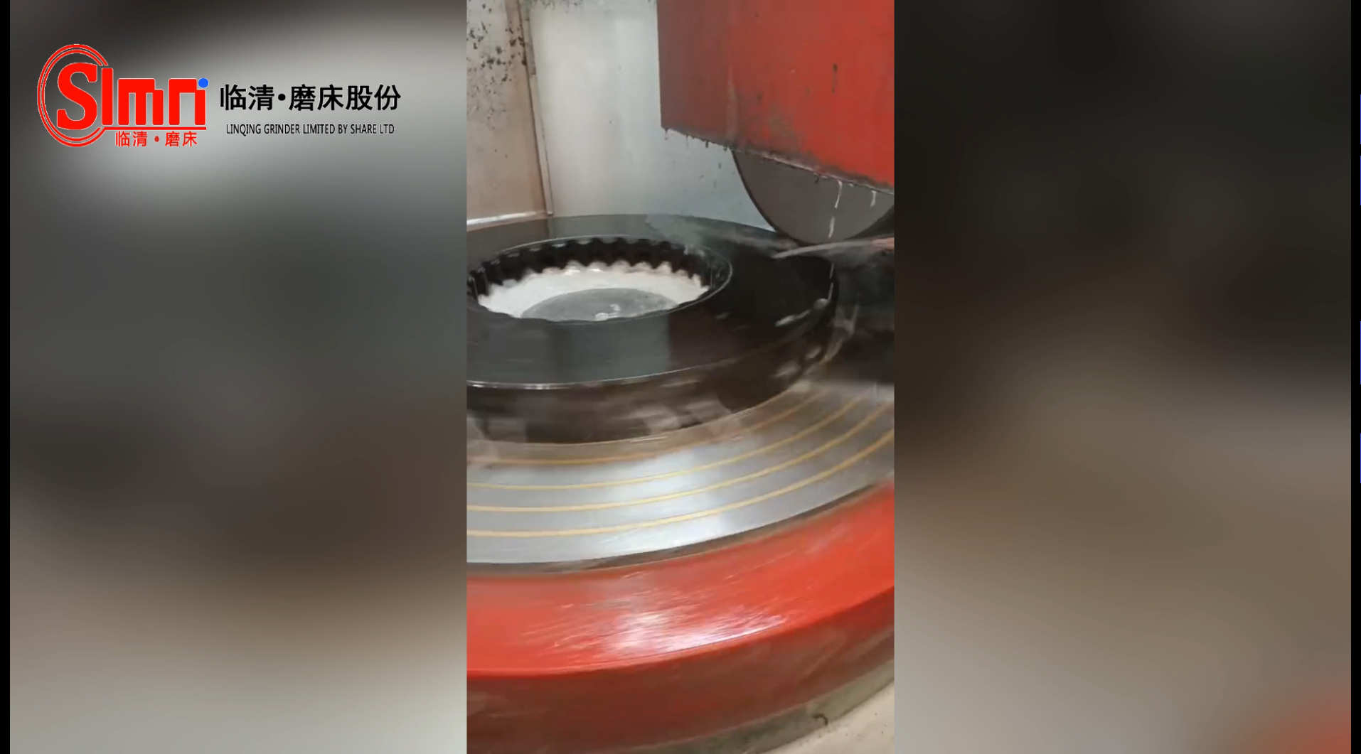 臥軸圓臺磨床磨削碳陶飛機剎車盤